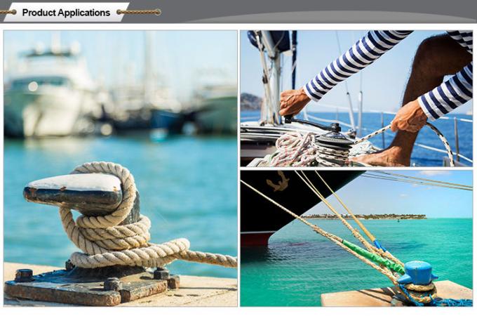 Lijn 48mmx220m Tros 8 van de meertros Nylon Meertros Bundel Gevlechte Jachtkabel 8