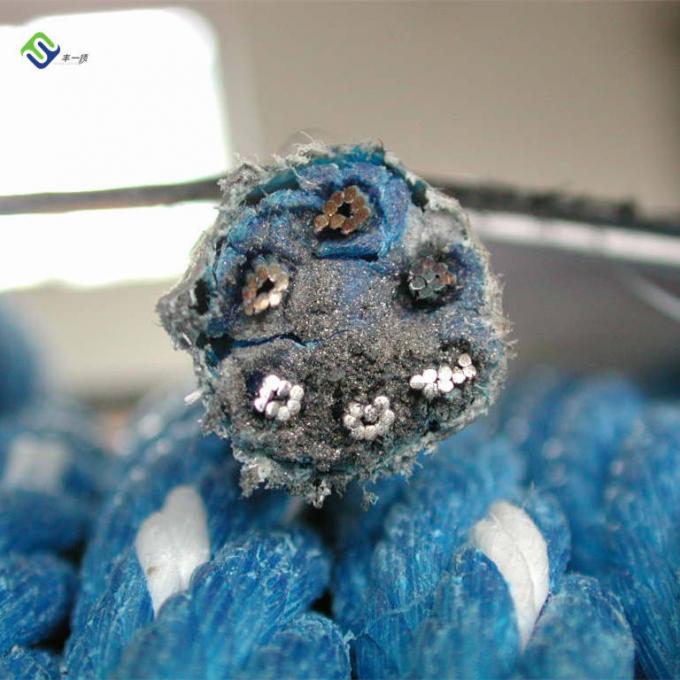 De Draadkabel 6 Monofilament 16mm van de visnetcombinatie van het Bundelspolypropyleen 1