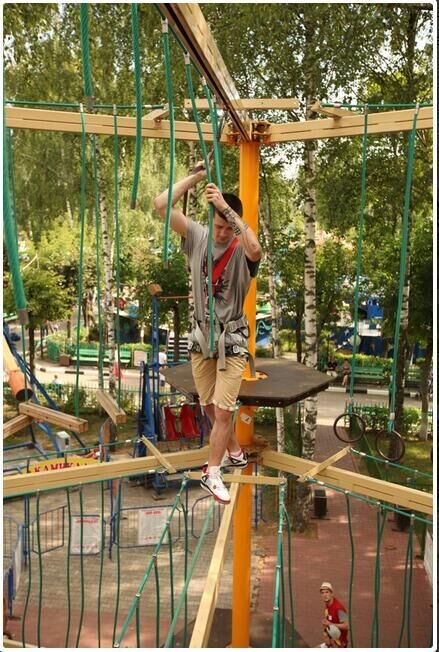 16 mm 6 strengen PET- of PP-uitzendband voor het speelterrein voor klimnetten 11