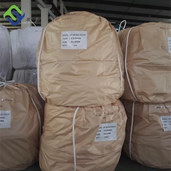 Polypropyleen PP 8-streng zwevend touw voor scheepsverbinding met lage verlenging 11