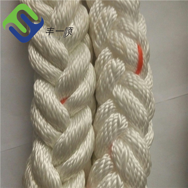 Witte polyester Marine 8 Strand Mooring Rope Abrasiebestendig 5