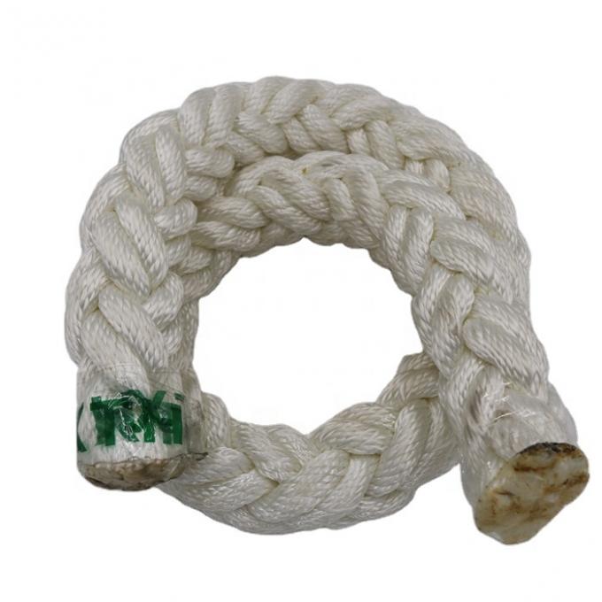 Witte polyester Marine 8 Strand Mooring Rope Abrasiebestendig 7