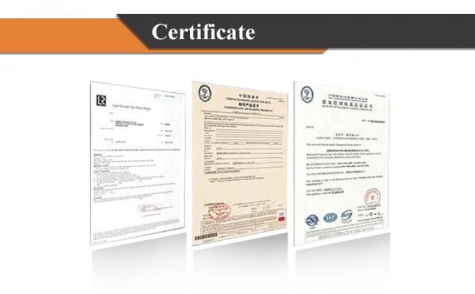 Witte hoge sterkte PP polypropyleen 8 strengen 64 mm mooring touw voor zeeverbinding 18