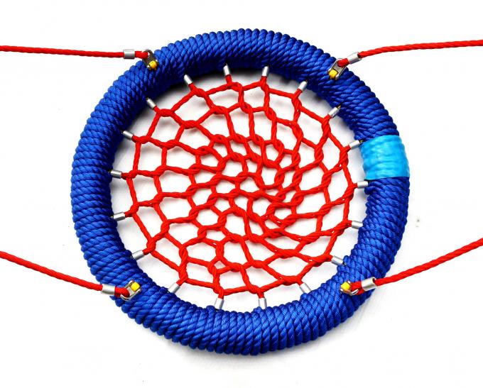 Kinderen geknoopt klimnet combinatie touw Piramide Outdoor Spider Web speeltuin 3