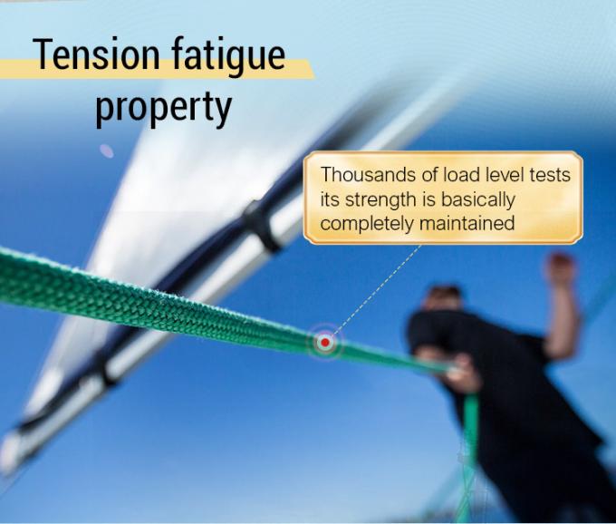 Hoge sterkte 12-streng gebreide UHMWPE synthetische vezel draad touw 48mm Diameter Voor zeeschepen slepen Mooring Steel Hinge Bag 2