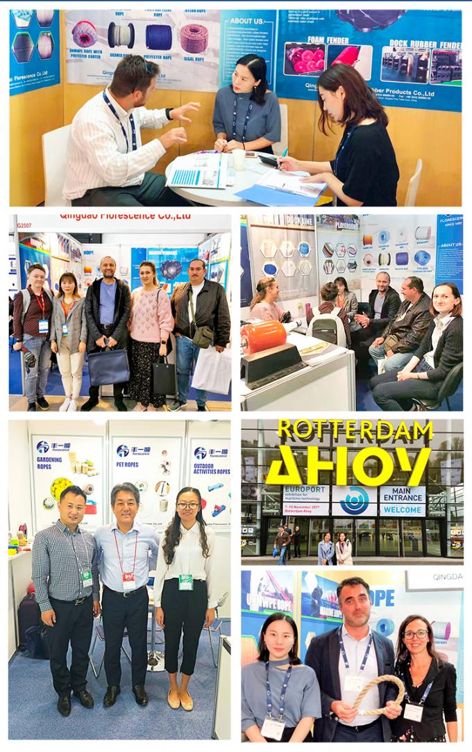 Hoge sterkte dubbel gevlochten polyester jas met Uhmwpe Marine sleeptouw 8