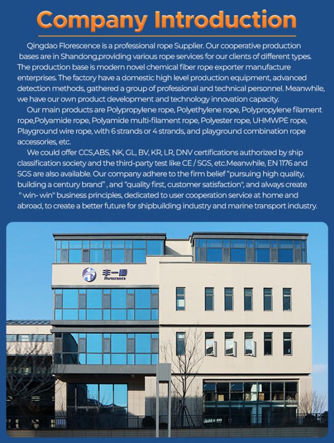 Hoge sterkte dubbel gevlochten polyester jas met Uhmwpe Marine sleeptouw 7