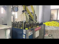 Dubbel gevlochten polypropyleen gele touw