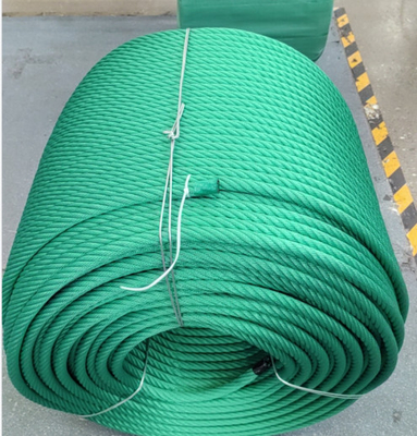 Polyester Combination Rope FC Twisted 6*8 4 Strands with Superior Abrasion Resistance