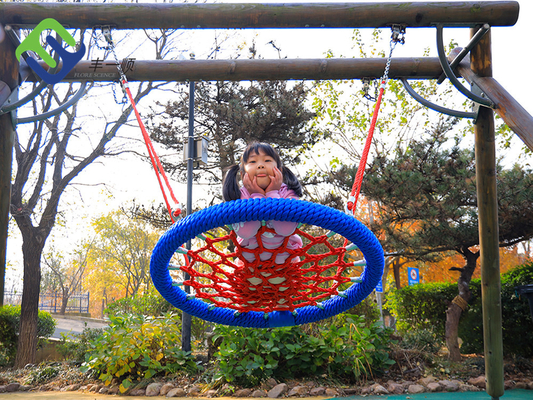 Het hangen leverde Seat-Speelplaats Netto Schommeling 100cm 120cm op het Park van het Kinderenavontuur