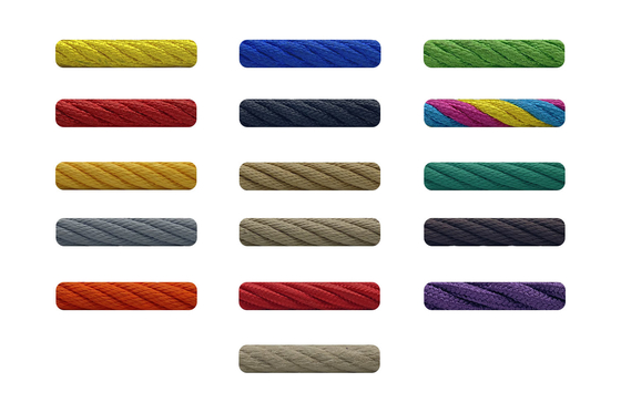 Fiber met staal kern combinatie touw voor speeltuin 16 mm gekleurd klimtouw voor kinderen