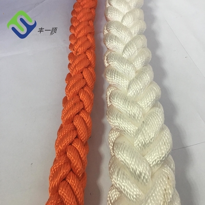 8 Streng gebreide polyester aanleg touw Schip Hawser Polyester touw