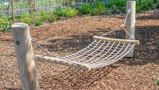 Openluchtboomschommeling 4 van de de Combinatiekabel van de Bundelpolyester Hangmat 1.5*0.8m