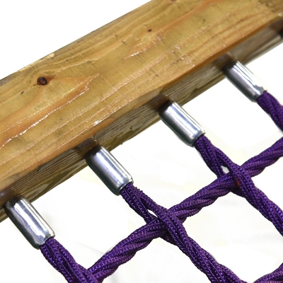 Openluchtboomschommeling 4 van de de Combinatiekabel van de Bundelpolyester Hangmat 1.5*0.8m