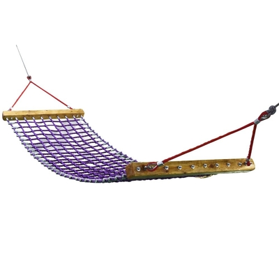 Openluchtboomschommeling 4 van de de Combinatiekabel van de Bundelpolyester Hangmat 1.5*0.8m