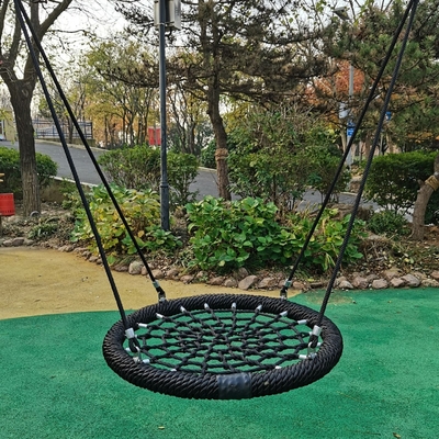 Grijze groene gemengde kleur 100cm diameter 12cm ring speeltuin Net Swing Met hoge laadcapaciteit