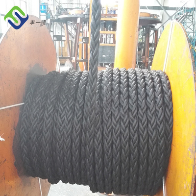 48 mm/64 mm 8 Streng Polyester Marine Ship Mooring Rope Met 1.8 Spliced Loop