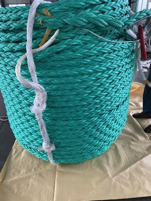 Groen Kleur 44mmx500m 8 Streng PP Combinatie Draadtouw Voor Diepe Zee