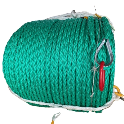 26mmx1000m de Combinatiekabel van het 8 Bundelpolypropyleen voor Kabel die Schip trekken