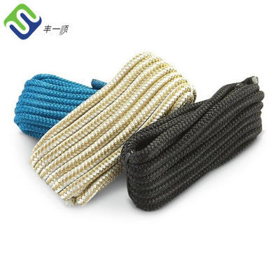 9mmx15ft Dubbele gebreide Nylon Dock Line met gespleten ogen