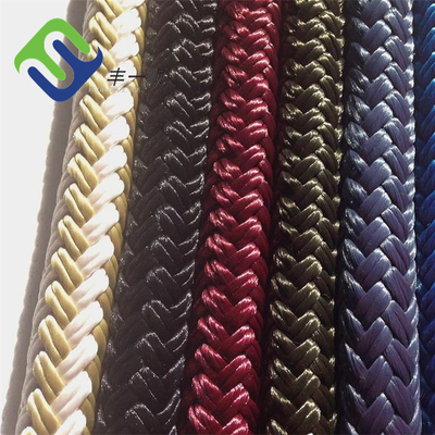 Zachte Dubbele Gevlechte Nylon Kabel 1/4“ - 1“ Kabel van de Bootmeertros voor Gevlechte Las