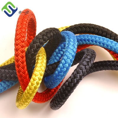 Zachte Dubbele Gevlechte Nylon Kabel 1/4“ - 1“ Kabel van de Bootmeertros voor Gevlechte Las