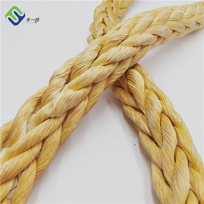Boot 12 Bundeluhmwpe Kabel Synthetische UHMWPE Tow Rope 18mm voor Marine