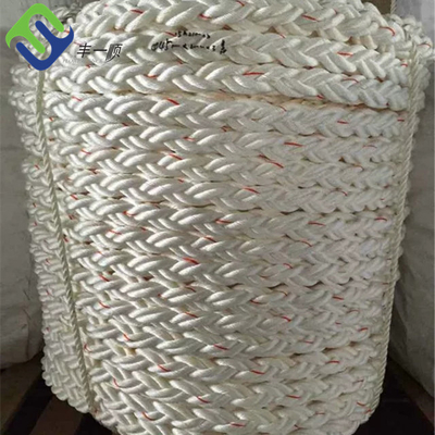 48 mm/64 mm 8 Streng Polyester Marine Ship Mooring Rope Met 1.8 Spliced Loop