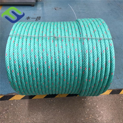 6 Streng Twisted PP Danline Combination Rope Polypropyleen versterkt touw voor de zeevisserij