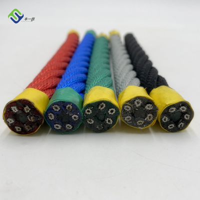 Persoonlijke kleur PET polyester combinatie touw 6 * 8 voor buiten speeltuin