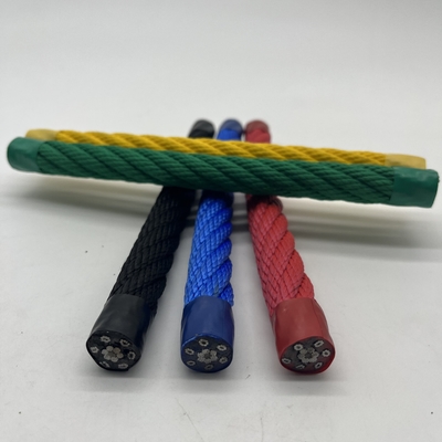 Polyester Combination Rope FC Twisted 6*8 4 Strands with Superior Abrasion Resistance
