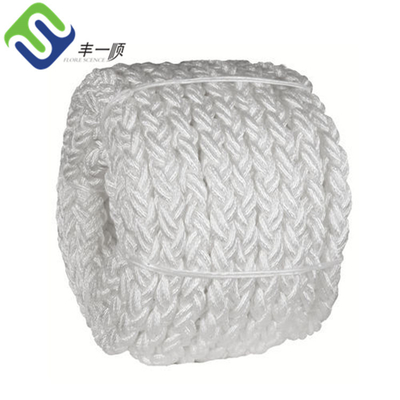 52mm*220m Moortouwen Pp Polyester Gemengd Moortouw 8 Streng Gebreide