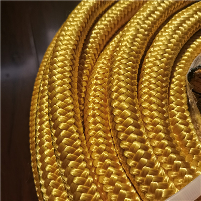 48 mm gekleurd gebreid 12 strengen UHMWPE touw voor zeevaartuigen