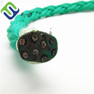 8 6 Streng 20 mm Pp combinatie touw met staal of vezel kern voor schepen