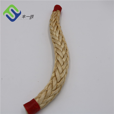 Hoog trekvermogen 12 strengen enkel gevlochten UHMWPE touwen 30 mm mooring touw