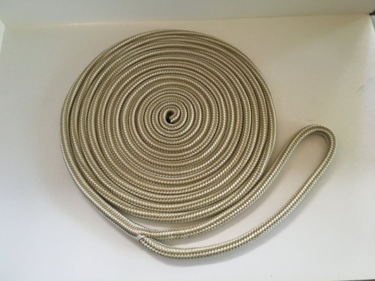 1/2 ̊ X 15 ̊ Dock Lines Marine Double Braided Nylon Dock Line Met 12 ̊ Eyelet