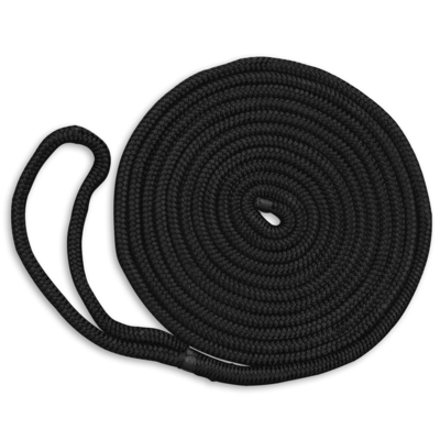 1/2 ̊ X 15 ̊ Dock Lines Marine Double Braided Nylon Dock Line Met 12 ̊ Eyelet