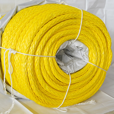 Zwaar 44 mm 96 mm 100% 12 Strand Uhmwpe Synthetische vezels Marine Tow Floating Rope