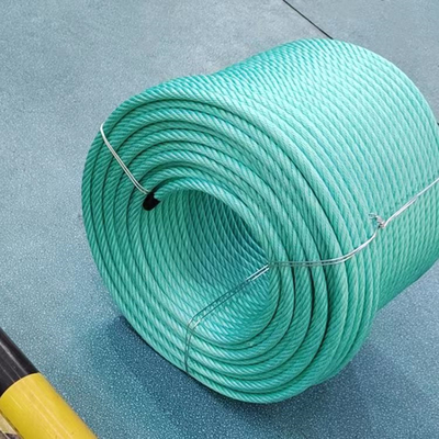 6 strengen PP combinatie touw 6x19 iwrc/fc 18mm/20mm met aangepaste kleur