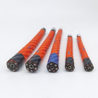 6 Strengte 18 mmx500m PP PE combinatie draad kern touw voor vissersschip sleep