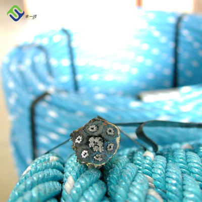 8 6 Streng 20 mm Pp combinatie touw met staal of vezel kern voor schepen