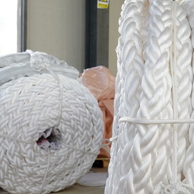 Hoge sterkte Dacron Multifilament 8 Strand Geflecht Polyester touw 220m voor Marine Mooring