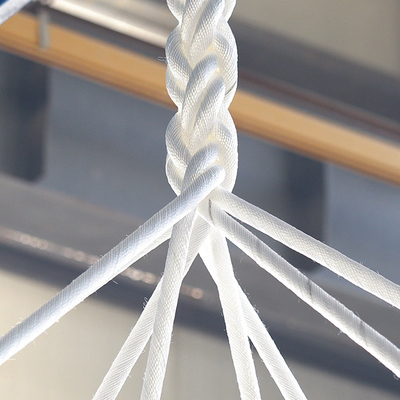 100% hoge sterkte UV-weerstand 40mm 8 12 Strand Dacron Polyester Multifilament Marine Mooring Rope