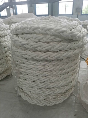 64 mm 8 streng gebreid PP Multifilament Marine Mooring Floating Rope
