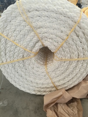 64 mm 8 streng gebreid PP Multifilament Marine Mooring Floating Rope