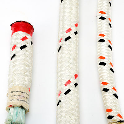 64mm UHMWPE Marine Meerlooptouw Dubbel Gevlochten Polyester Cover