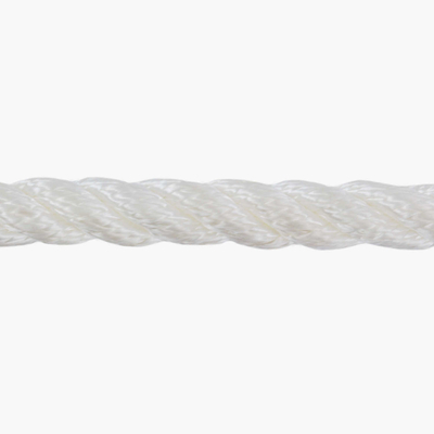 Groothandel 100% nylon polyamide touw met drie strengen, gedraaid voor maritiem gebruik 18 mm 16 mm