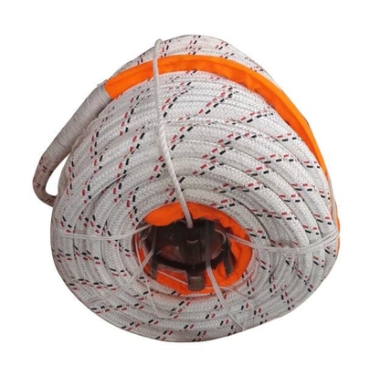 Hoge sterkte dubbel gevlochten polyester jas met Uhmwpe Marine sleeptouw
