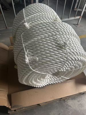 12 mm wit kleur 3 strengen polyester touw voor handmatige ankerwijn