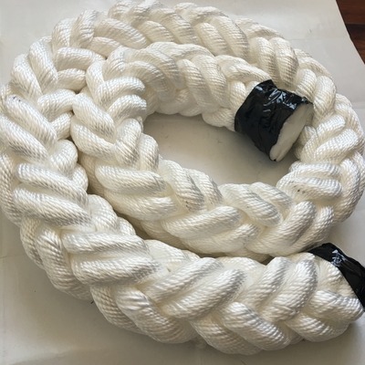 Hoge Sterkte 8-strengs Polyester Afmeer- en Meerpaal Touw voor Schepen 48mm-120m Diameter